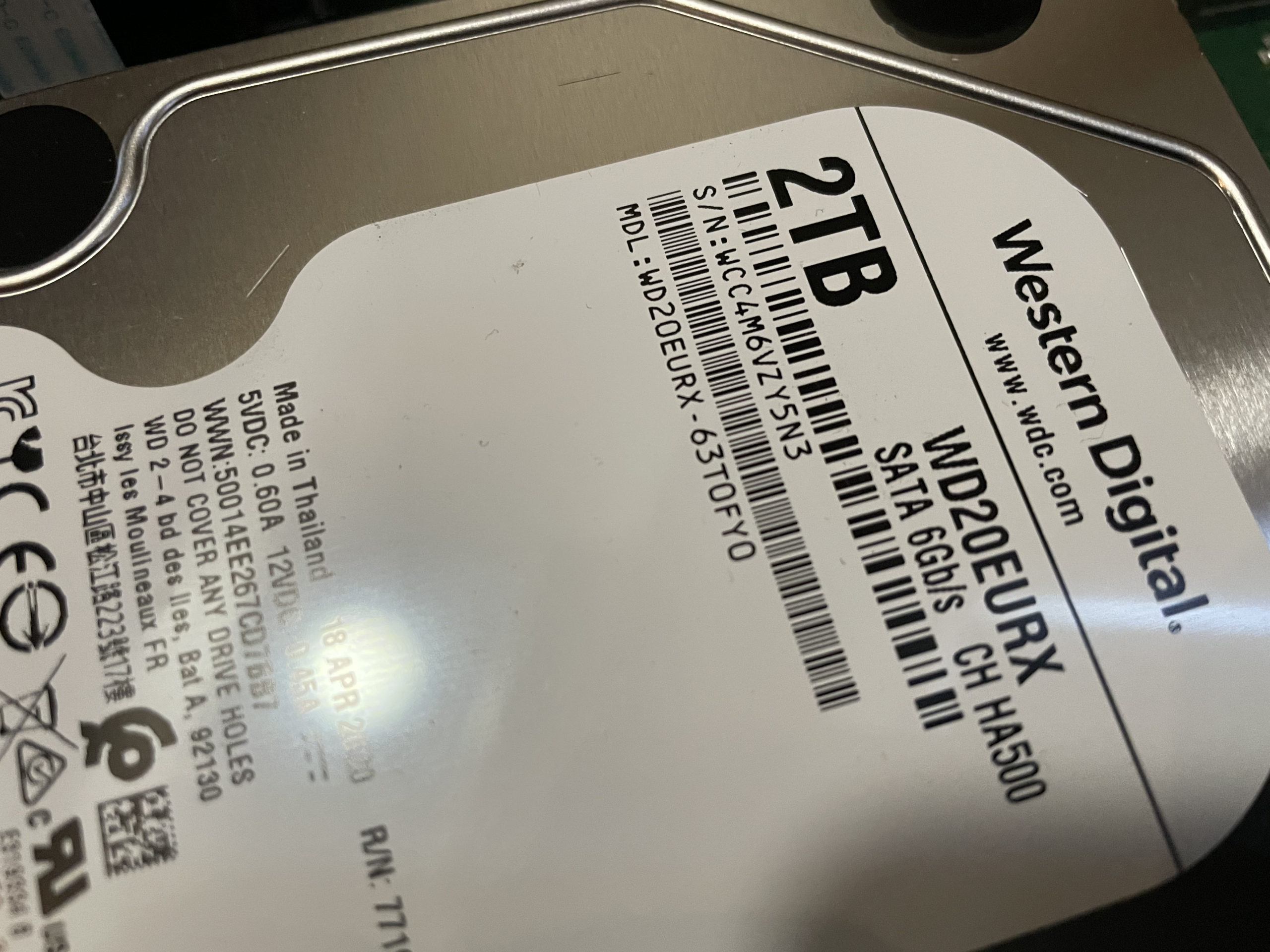 REGZA D-M210 の内蔵HDDを8TBに換装、外付けHDDを8TB×2へ | 越前屋、お 